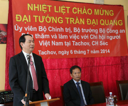 Bộ trưởng Trần Đại Quang thăm và làm việc tại Cộng hòa&nbsp;Séc